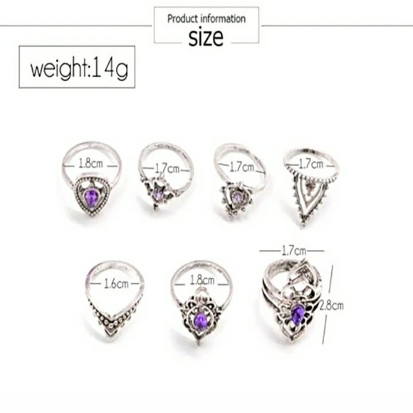 Bohemian ring collection - Picture 3 of 4